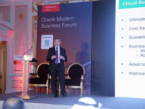 During the forum of Mr. Yasser Oudeh, General Manager of Integrated Business Solution at Al Falak Co.