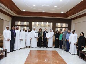The achievement demonstrates DED-Ajman's commitment towards meeting and complying with the highest set international standards.