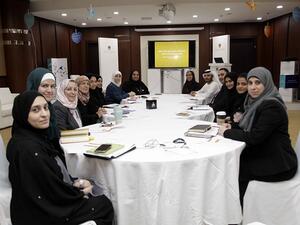 The meeting was chaired by Dr. Mona Al Kuwari, Director of the Specialized Healthcare Department, along with other representatives from the Ministry of Health and Prevention.