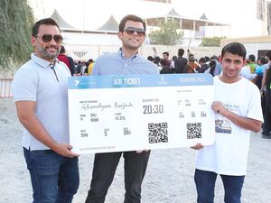 The 120 workers were selected through a lucky draw held at a series of health prevention awareness workshops spread over two weeks.