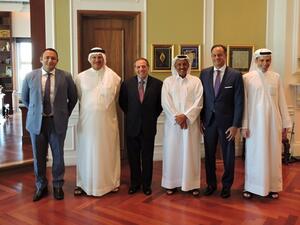 Khalaf Ahmed Al Habtoor receives a delegation from Lehman Brothers