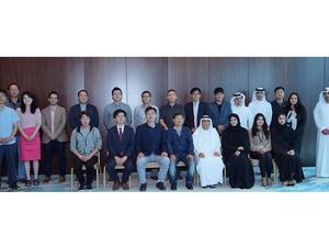 Korean Delegation during the visit