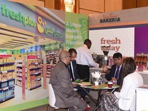 Emarat’s booth at the Exhibition