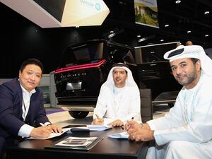 The ICONIQ SEVEN, one of the world’s latest EV models, is on display at Abu Dhabi Sustainability Week (ADSW).