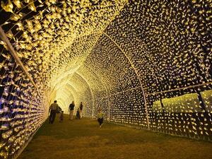 The Light Carousel show at Khalid Lagoon in Sharjah features the work of artist Nicholas Gautier, who wields his highly technical skills and experience in lighting. 