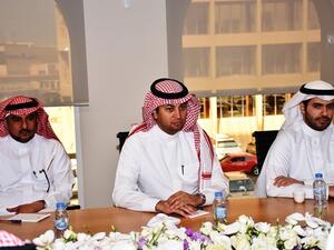 The Saudi delegation 