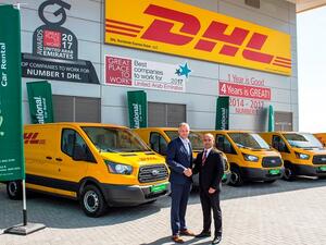 It is the first time that DHL Express will operate Ford Transit vans in its UAE fleet as it replaces its existing vehicles.