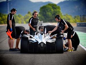 Formula E race car