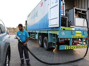 محطة وقود متنقلة