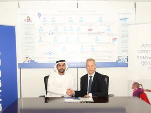 Abdulla Bin Omeir, CEO, Omeir Travel Agency, and Graham Nichols, Managing Director of Amadeus Gulf.