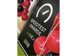 The Speedtest Award by Ookla is given to top providers and is determined using a Speed Score which incorporates a measure of each provider’s download and upload speed to rank network speed performance.