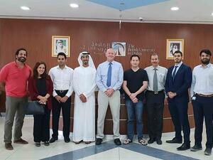 PhD. Eric Woodroof, a founder of the PCF course, with TAQATI/BUiD team and the course attendees.