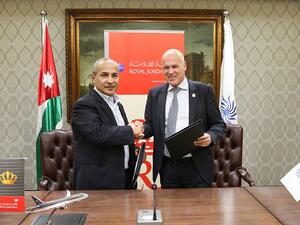 RJ President and CEO Stefan Pichler and Chairman and founder of Manaseer Group Ziad Manaseer signed the agreement.