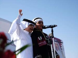 طالبان في أكاديمية قطر الوكرة يغنيان أغان وطنية