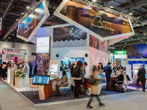 جناح هيئة البحرين للسياحة والمعارض في معرض سوق السفر العالمي