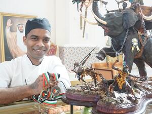 دامث راتنيسكيرا رئيس الطهاة لدى فندق باب القصر 