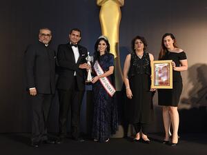 During the Arabian Travel Awards 2018.