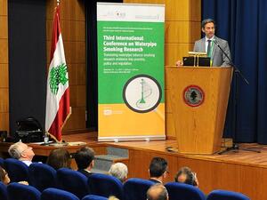 Al Tayyar Travel Group receiving the award