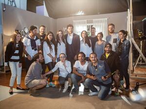 With the Turkish actor Burak Ozcivit