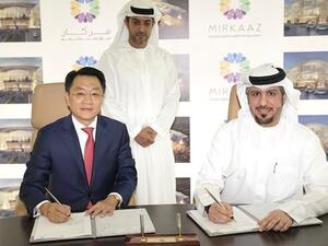 An agreement was signed by Mr Yahya Al Jasmi, Managing Director of Ajman Holding and Yu Tao, President & CEO from China State Construction Engineering Corporation Middle East.