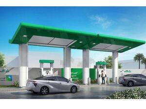 أعلنت أرامكو السعودية عن إبرام اتفاقية لإنشاء أول محطة هيدروجين في المملكة لتعبئة مركبات خلايا الوقود الهيدروجيني.