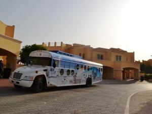 The initiative features a road show with a specially designed DEWA bus travelling through select DPG communities to share ideas on responsible living
