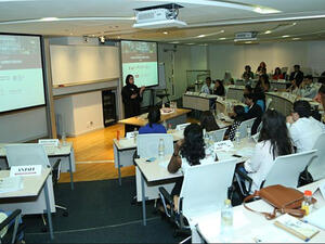 The programme supports the academic growth of the participating students, each of whom is the first in their family to attend university. 