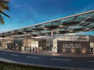 UAE's natural environment inspires Expo 2020 bus stations' design. (KhT)