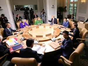After the U.S. president hit European allies with aluminum and steel tariffs, the meeting shows a Washington policy drifting away from European commitments. (AFP)