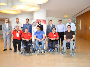 The sporting event was introduced initially as a means of rehabilitation and recreation for people with a physical impairment.