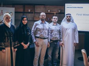 Participants at the “AI Hackathon”. 