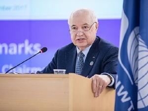 Dr. Talal Abu-Ghazaleh during the event