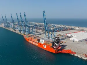 On Thursday, the port had decided to "suspend all operations" due to the development of the tropical storm. (AFP)