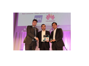The awards include "Achievement in Fixed-Mobile Convergence", "Best Smart Home Network" and "Best Consumer 1Gbps Service".