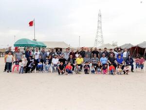 The event included fun outdoor activities and games for children of employees.