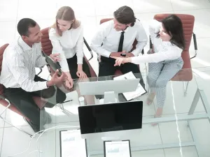 Eight out 10 professionals in the Middle East and North Africa say that meetings in their company are an excellent way to reach decisions. (Shutterstock)