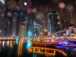 Venues across Dubai are marking the occasion by lighting up the night skies with spectacular fireworks. (Shutterstock)