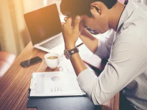 Work-related stress may result in mental health problems. (Shutterstock)