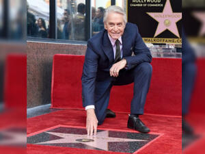 Actor Michael Douglas unveils his star on the Hollywood Walk of Fame in Los Angeles.  Actor Michael Douglas unveils his star on the Hollywood Walk of Fame in Los Angeles.