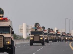 القوة القطرية مكونة من أكثر من 1000 عنصر بأكثر من 120 مدرعة - أرشيف