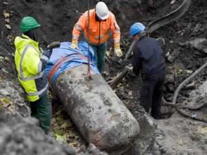 تم العثور على القنبلة البالغ وزنها 250 كيلوجراما