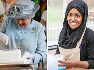 Nadiya will personally present the Queen with her cake at an event in Windsor's town hall. (The Sun UK)