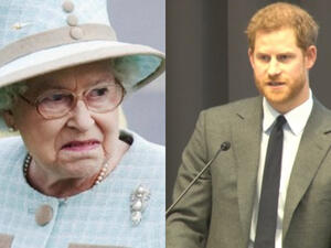 الملكة إليزابيث والأمير هاري