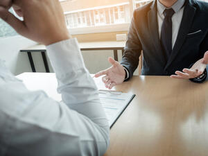 Money is never a good question to ask during a job interview. (Shutterstock)