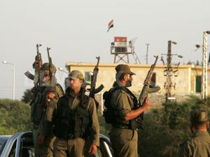 دورية لحماس على الحدود بين قطاع غزة ومصر 