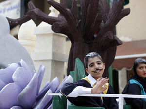 لبنان:أطفال يتجولون في الشوارع إحتفالاً في قدوم شهر رمضان المبارك