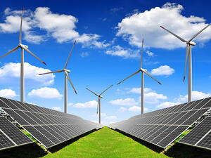 The cost of generating power from wind has fallen by around a quarter since 2010, with solar photovoltaic (PV) electricity costs falling by 73 percent, according to the International Renewable Energy Agency (Irena). (File photo)