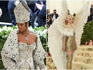 ريهانا وكايتي بيري في ميت غالا 2018