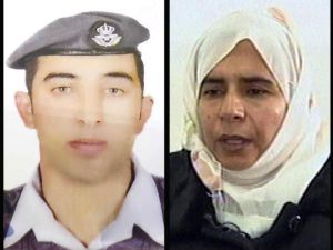 ساجدة الريشاوي والطيار معاذ الكساسبة