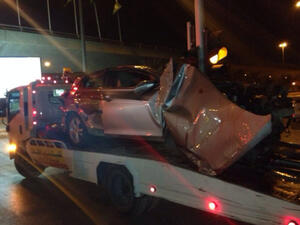 الهيئة تقلب سيارة مواطن